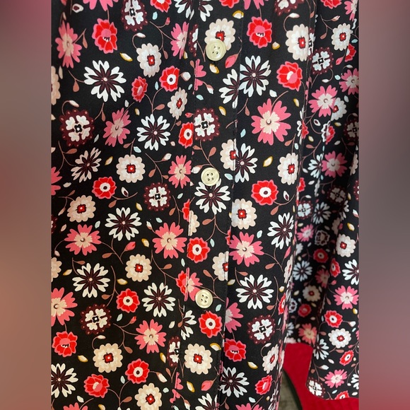 Kate Spade Mini Casa Flora Shirt Dress 6 - Picture 9 of 13